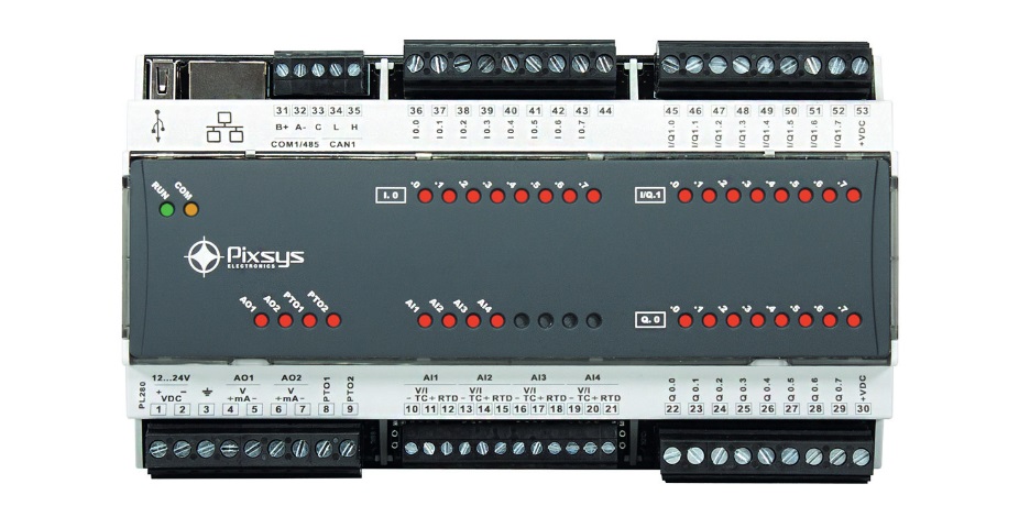 compact PLC with Modbus TCP